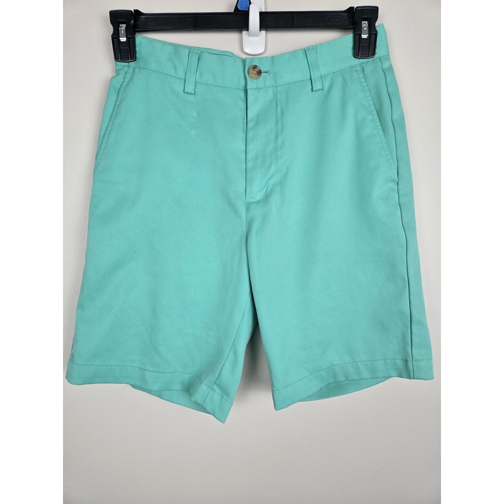 Vineyard Vines Mens Links Golf Shorts Seafoam Green Performance Size 28 Solid